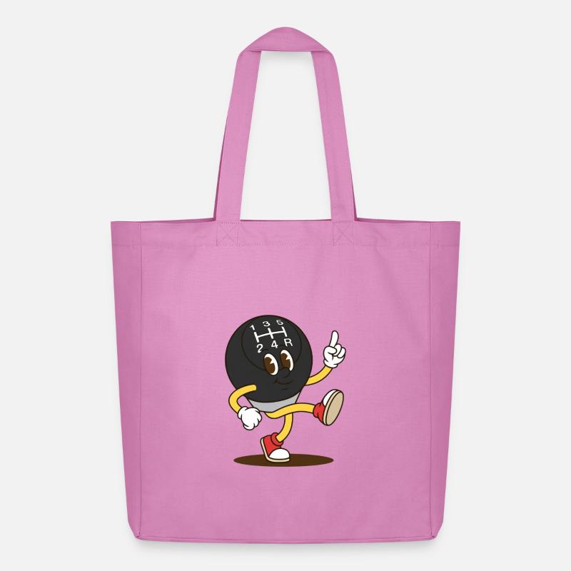 Shift Button Hero Dancing - Midweight Recycled Tote Bag by Stanley/Stella - pink