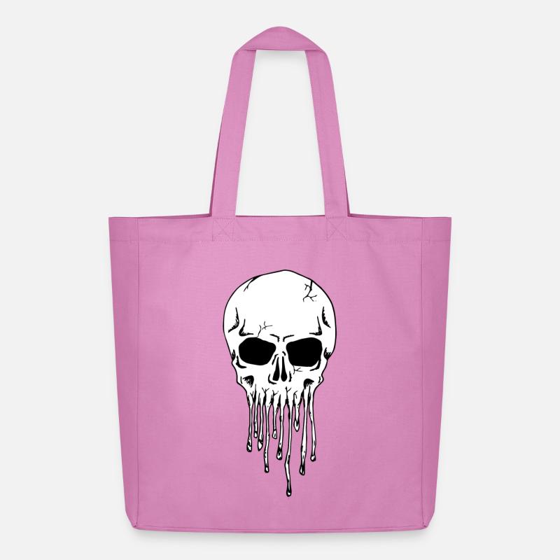 Dripping Skull - Midweight recycelter Stoffbeutel von Stanley/Stella - Pink