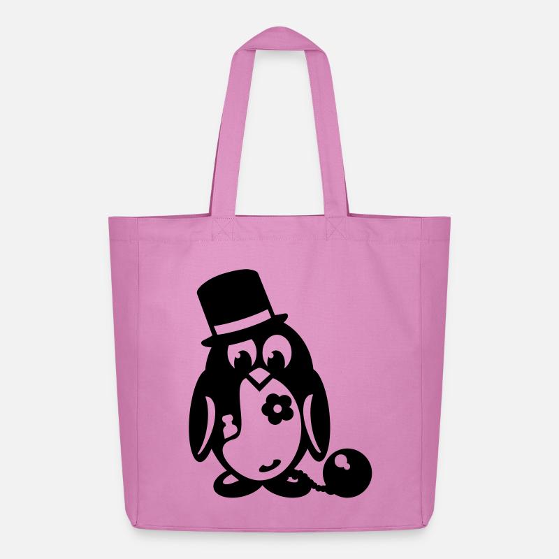 pinguin junggesellenabschied - Midweight recycelter Stoffbeutel von Stanley/Stella - Pink