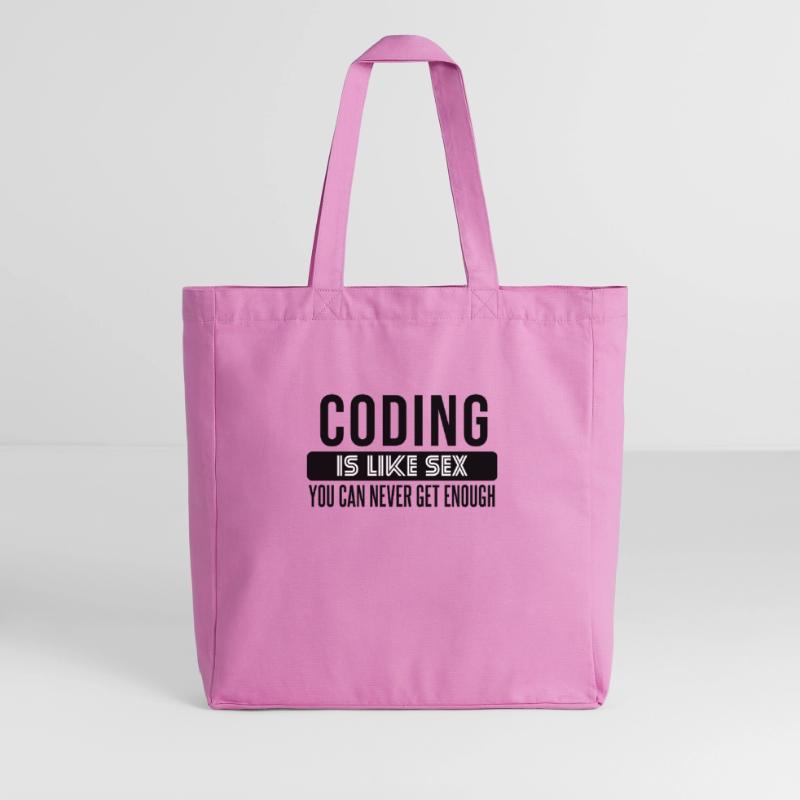 Coding Statement – Provocative Developer Design Midweight Recycled Tote Bag by Stanley/Stella