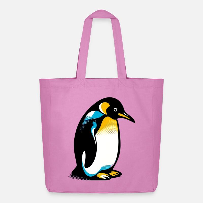 Pinguin - Midweight recycelter Stoffbeutel von Stanley/Stella - Pink