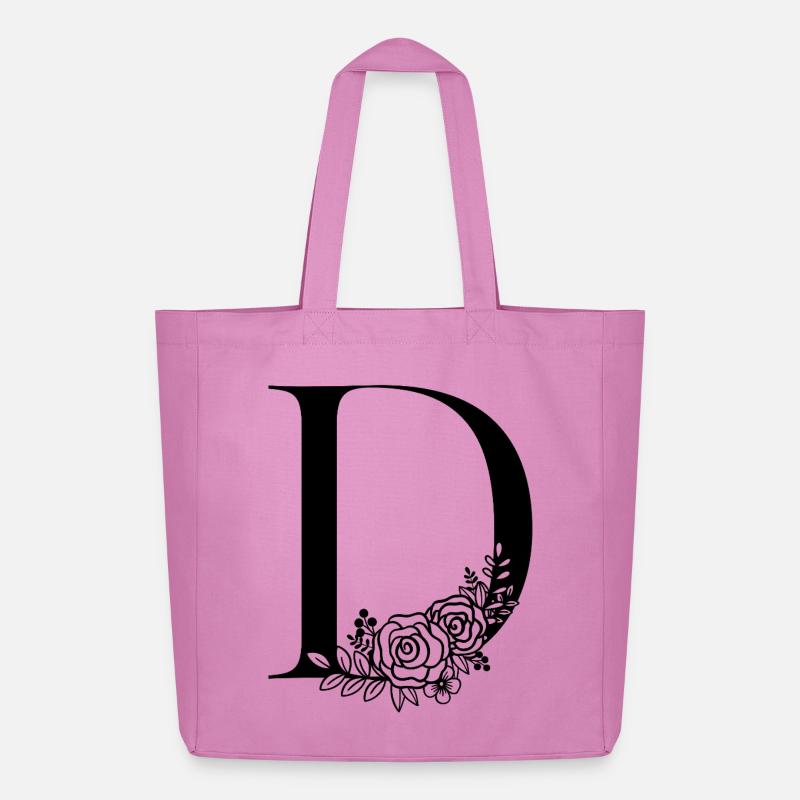 Alphabet D - Midweight recycelter Stoffbeutel von Stanley/Stella - Pink