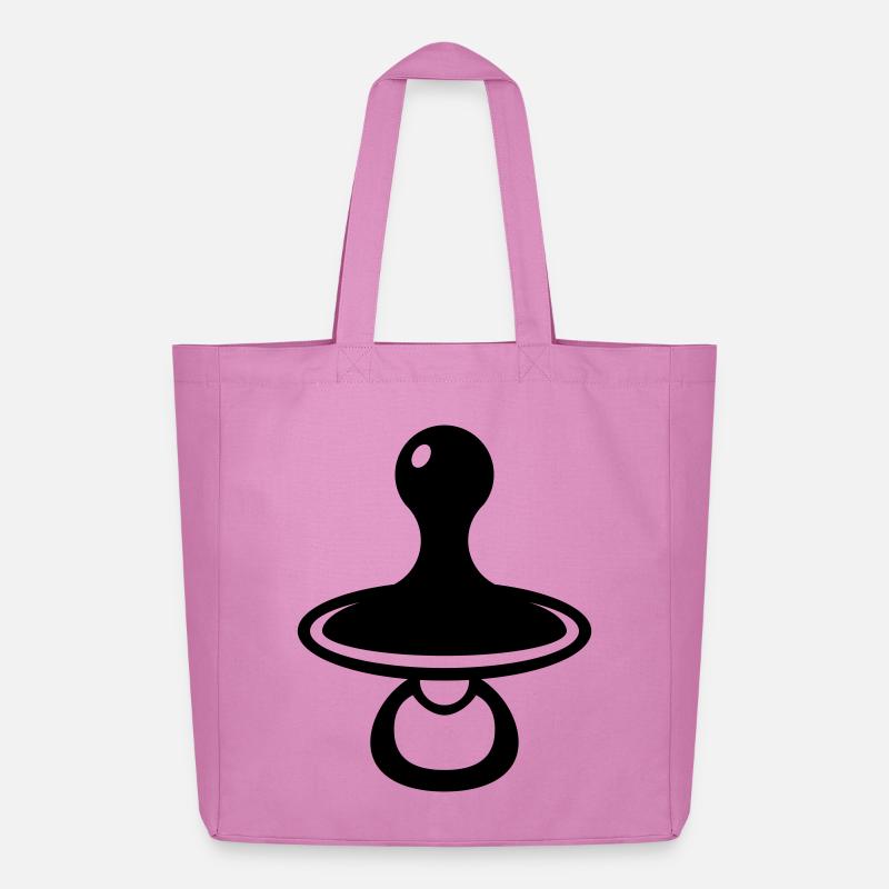Babyschnuller - Midweight recycelter Stoffbeutel von Stanley/Stella - Pink