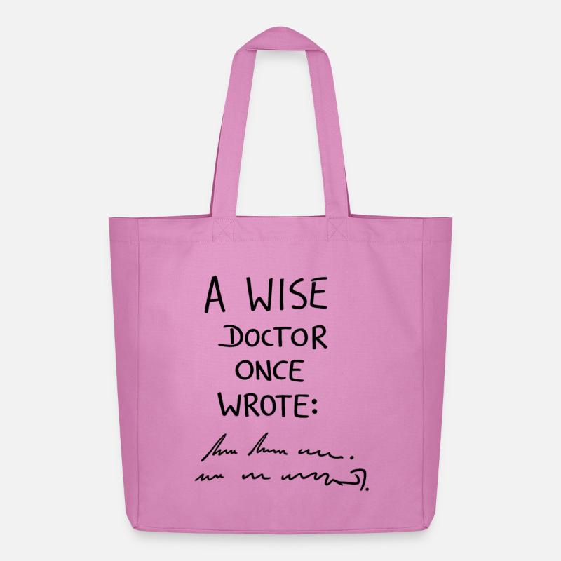 Ein weiser Arzt schrieb einst - Midweight recycelter Stoffbeutel von Stanley/Stella - Pink