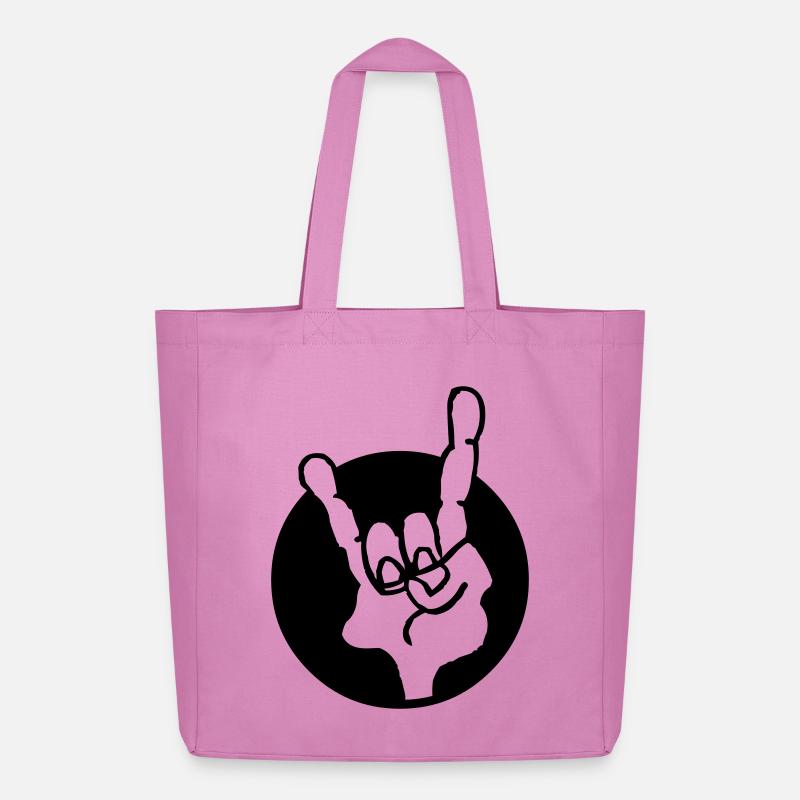 Hand rock - Midweight recycelter Stoffbeutel von Stanley/Stella - Pink