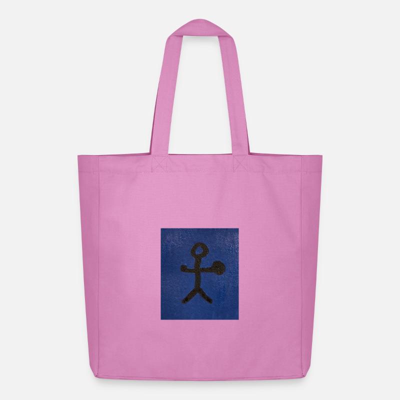Schamane mit Trommel - Midweight recycelter Stoffbeutel von Stanley/Stella - Pink