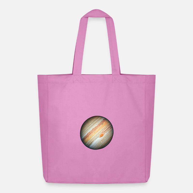 Jupiter & riesiger roter Fleck - Midweight recycelter Stoffbeutel von Stanley/Stella - Pink