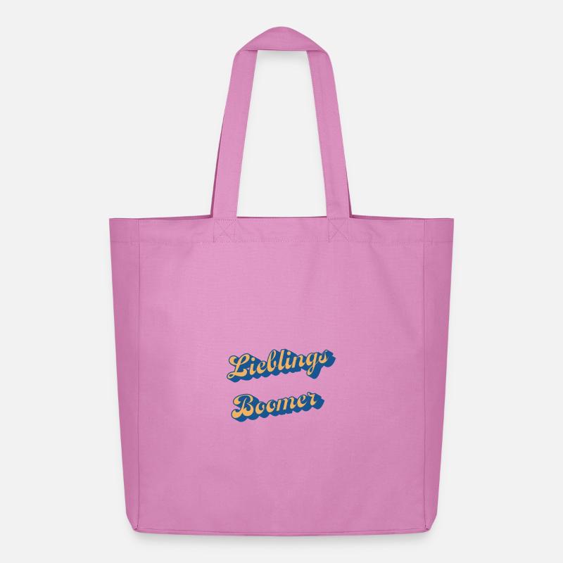 Liebings Boomer Script Logo - Midweight recycelter Stoffbeutel von Stanley/Stella - Pink