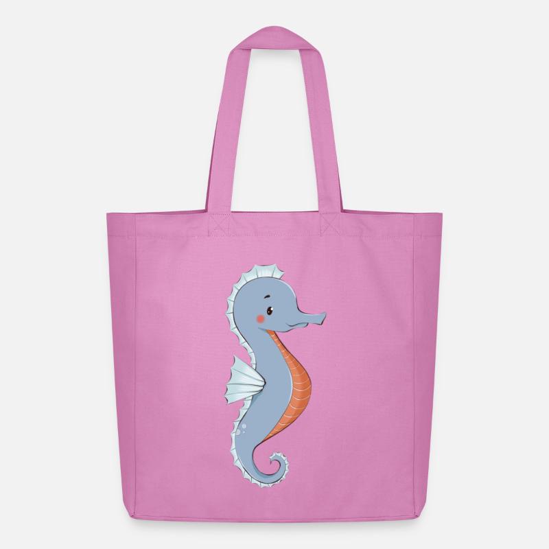 Seepferdchen - Midweight recycelter Stoffbeutel von Stanley/Stella - Pink