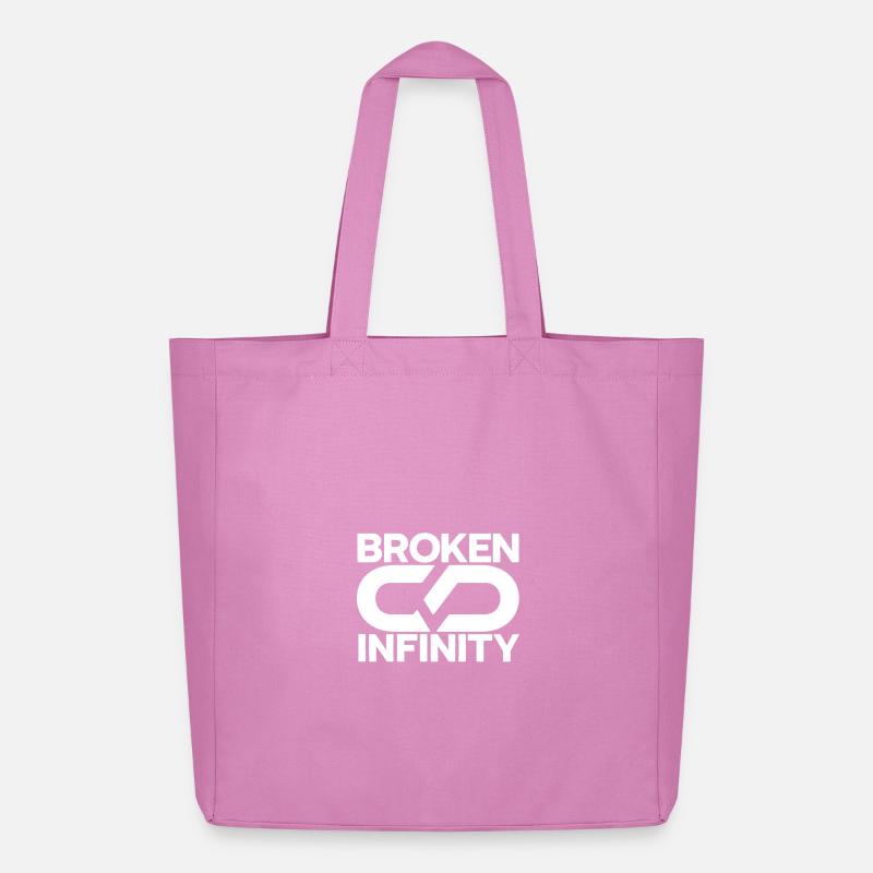 broken_infinity_white - Midweight recycelter Stoffbeutel von Stanley/Stella - Pink