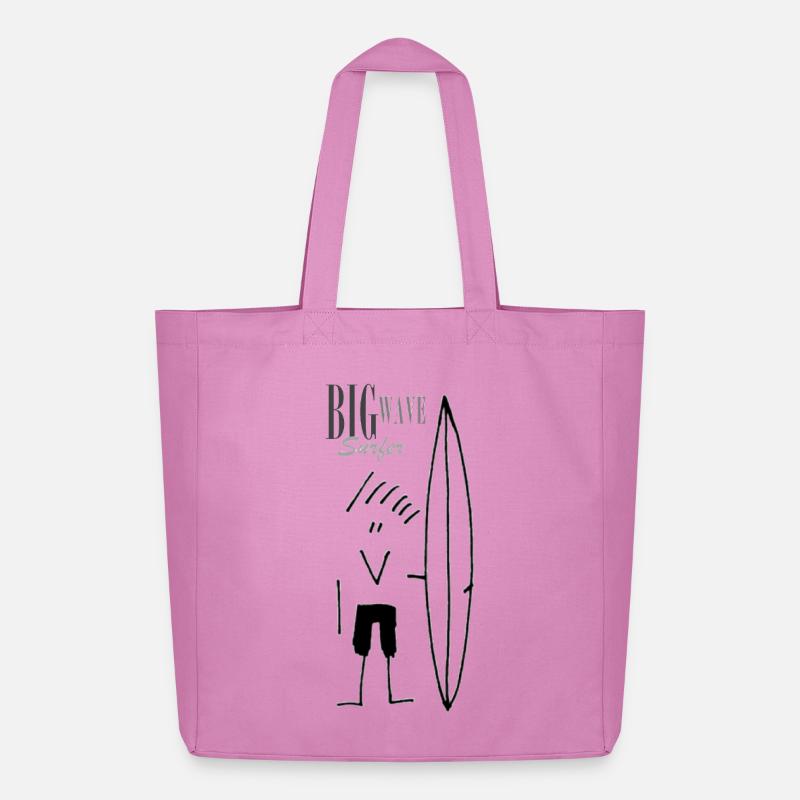 Big-Wave-Surfer - Midweight recycelter Stoffbeutel von Stanley/Stella - Pink