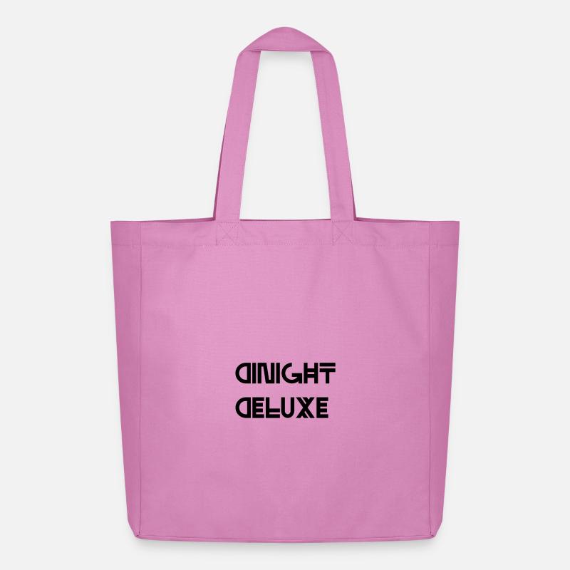 Moderne geometrische Buchstaben – Dinight Deluxe - Midweight recycelter Stoffbeutel von Stanley/Stella - Pink
