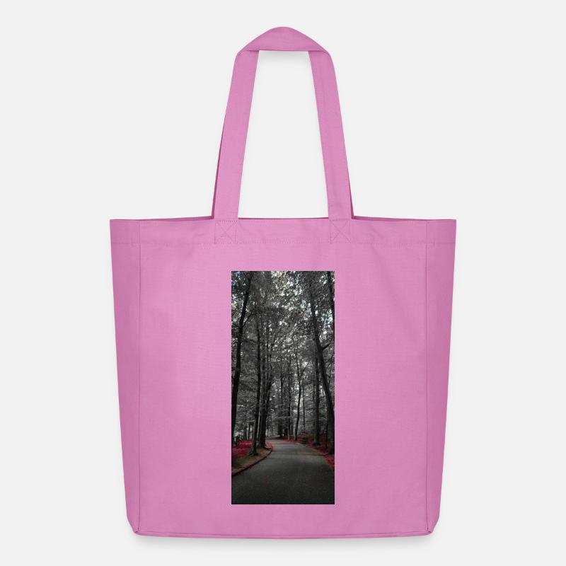Das Flüstern des Herbstweges - Midweight recycelter Stoffbeutel von Stanley/Stella - Pink