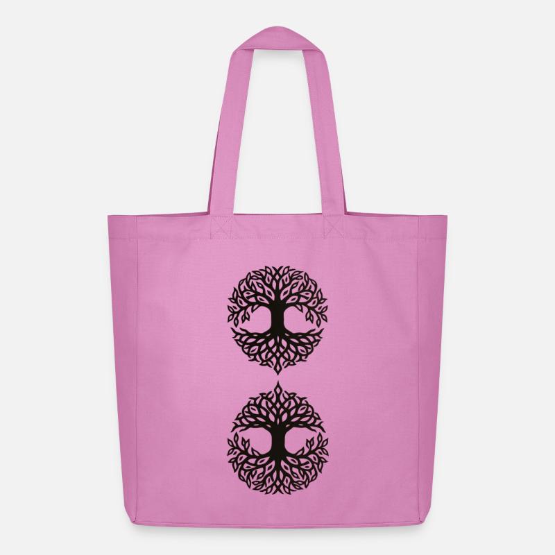  Lebensbaum-Infinity - Ornament Lebensbaum - Midweight recycelter Stoffbeutel von Stanley/Stella - Pink