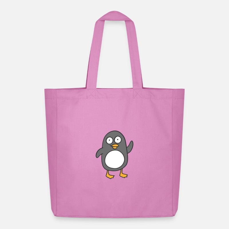 Pinguin - Midweight recycelter Stoffbeutel von Stanley/Stella - Pink