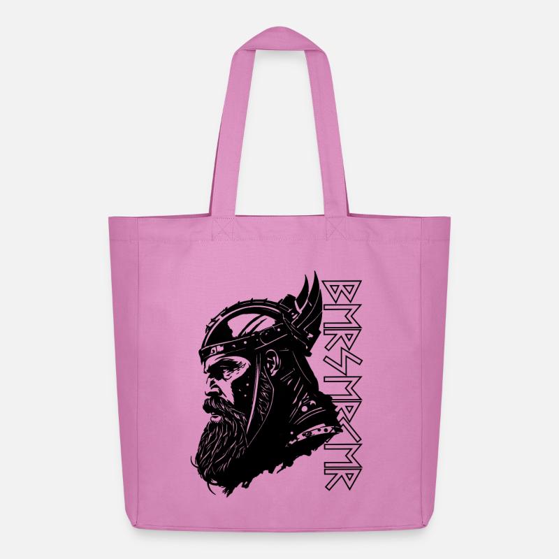 Berserker Viking Runen Odin Thor Valhalla - Midweight recycelter Stoffbeutel von Stanley/Stella - Pink