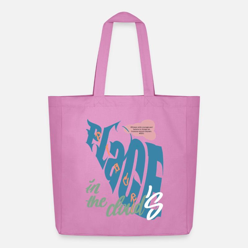 Place in the clouds Graffiti - Midweight recycelter Stoffbeutel von Stanley/Stella - Pink