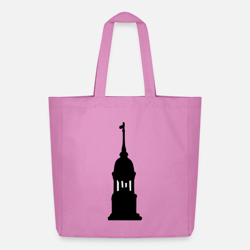 Hamburger Michel Hamburg - Midweight recycelter Stoffbeutel von Stanley/Stella - Pink