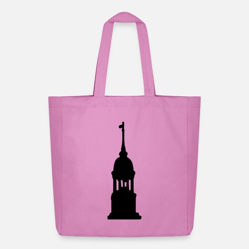 Hamburger Michel Hamburg - Midweight recycelter Stoffbeutel von Stanley/Stella - Pink