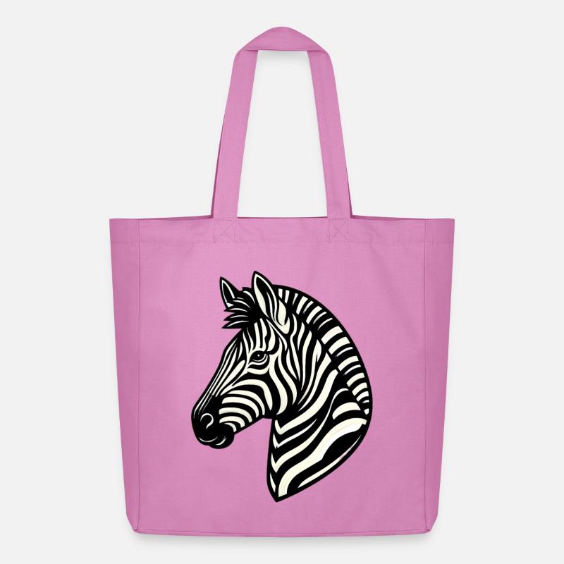Zebra - Midweight recycelter Stoffbeutel von Stanley/Stella - Pink