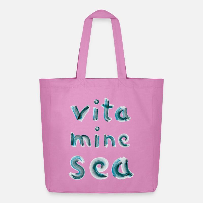 Vitamine Sea - Midweight recycelter Stoffbeutel von Stanley/Stella - Pink