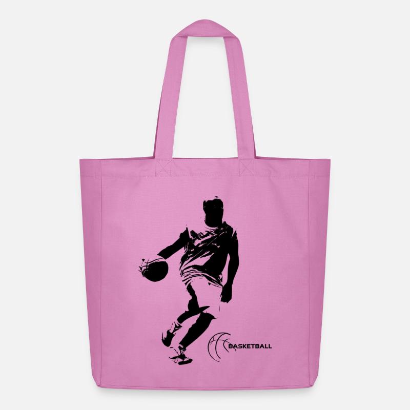 Basketball - Midweight recycelter Stoffbeutel von Stanley/Stella - Pink