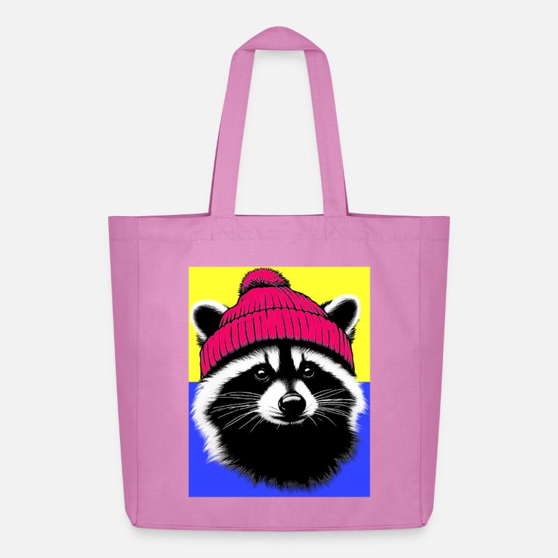 Waschbär - Midweight recycelter Stoffbeutel von Stanley/Stella - Pink