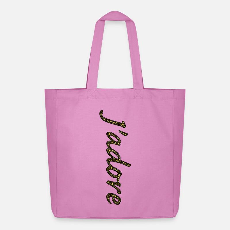 Traînée d'étoiles dorées cursive - Tote bag Stanley/Stella Midweight recyclé - rose