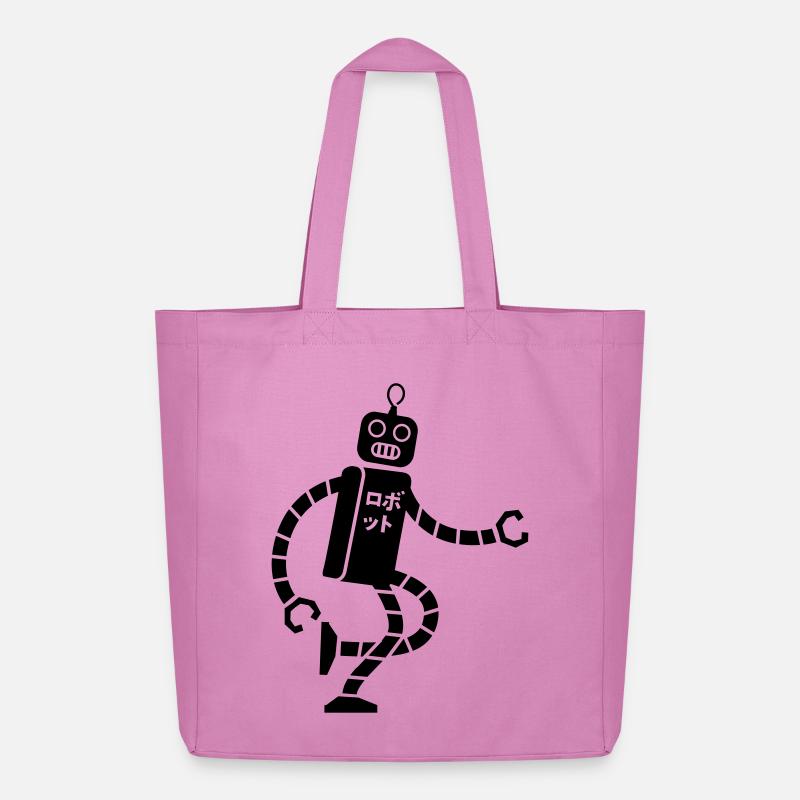 robot - Midweight recycelter Stoffbeutel von Stanley/Stella - Pink