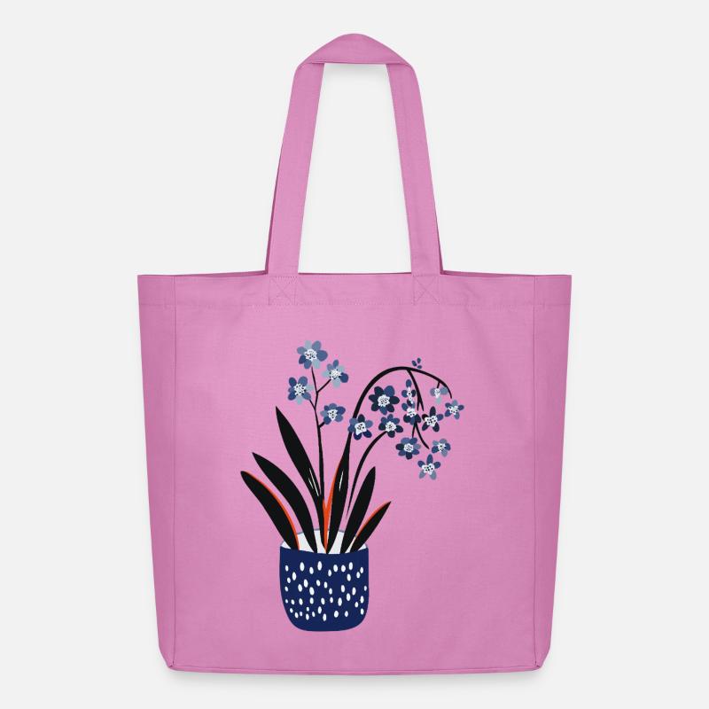 Conception de plante mignonne - Tote bag Stanley/Stella Midweight recyclé - rose