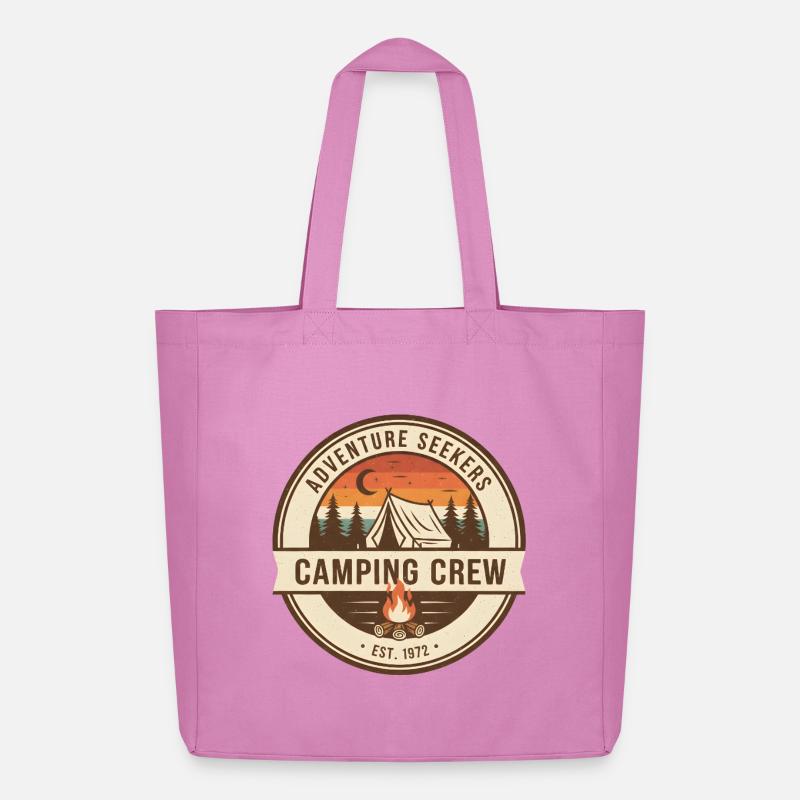 Aventure de l’équipe de camping - Tote bag Stanley/Stella Midweight recyclé - rose