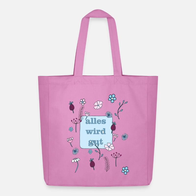 alles wird gut in blau - Midweight recycelter Stoffbeutel von Stanley/Stella - Pink