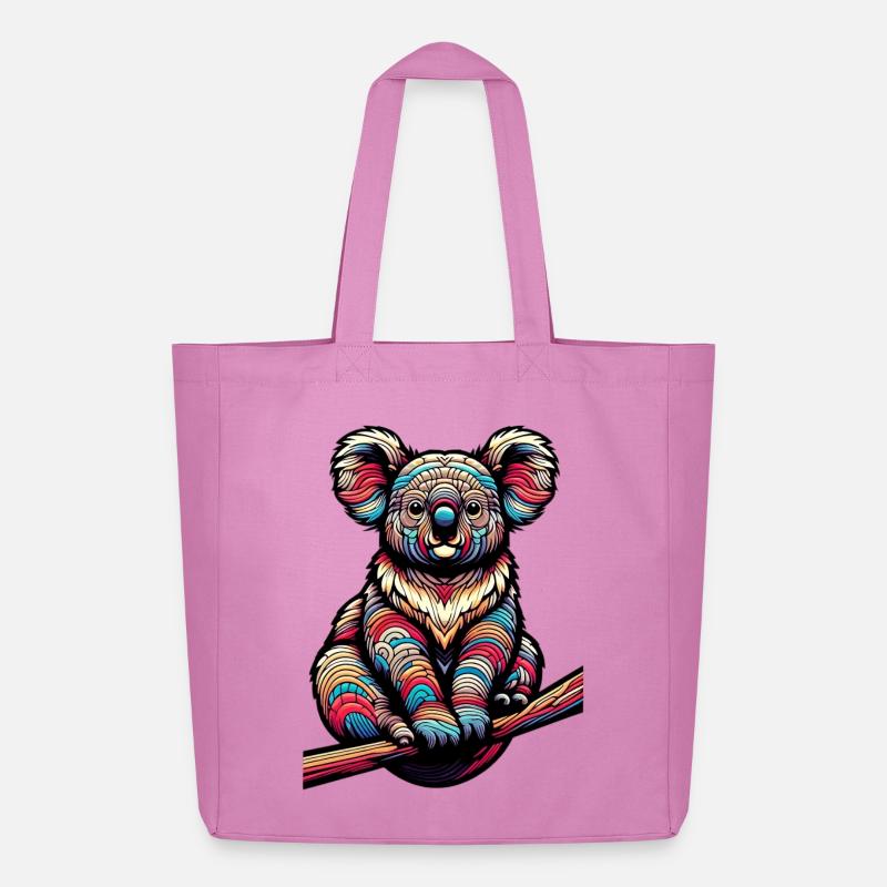Koala - Midweight recycelter Stoffbeutel von Stanley/Stella - Pink