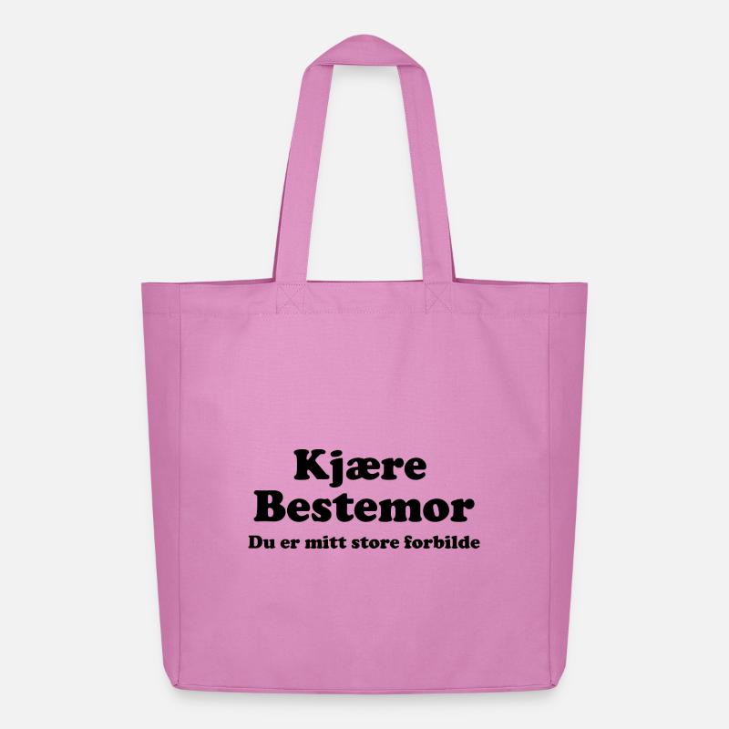 Liebe Oma - Midweight recycelter Stoffbeutel von Stanley/Stella - Pink