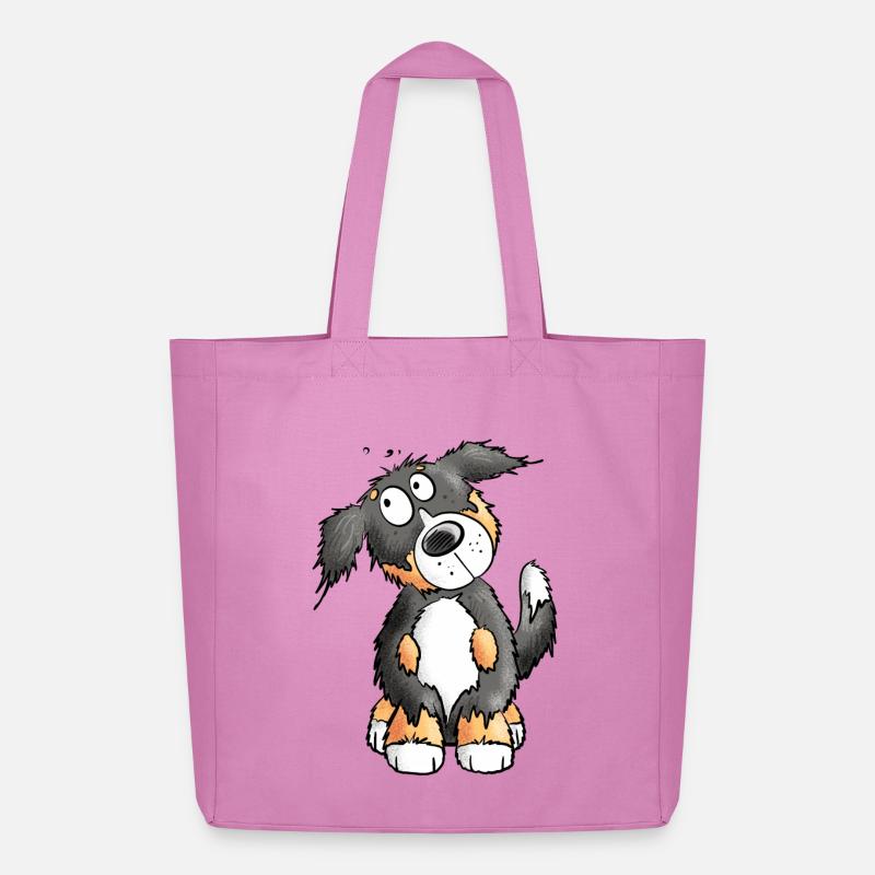 Lustiger Berner Sennenhund I Hunderasse Geschenk - Midweight recycelter Stoffbeutel von Stanley/Stella - Pink