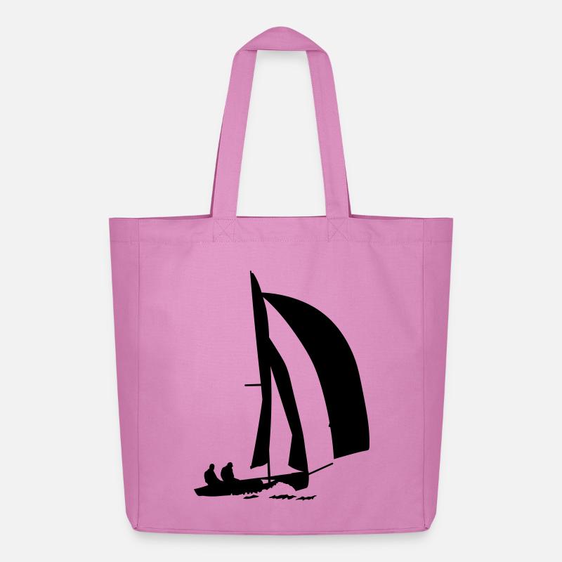 Segelboot - Midweight recycelter Stoffbeutel von Stanley/Stella - Pink