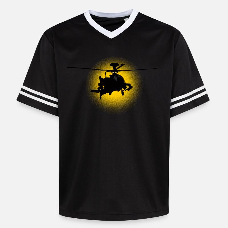 Apache - T-shirt de foot unisexe en mesh - noir/blanc