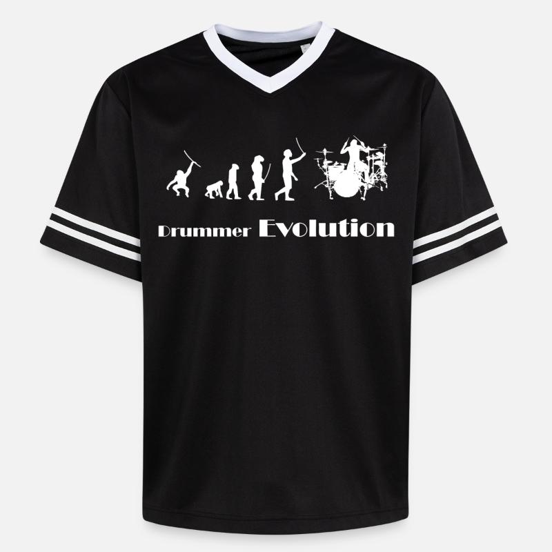 Batteur évolution - T-shirt de foot unisexe en mesh - noir/blanc