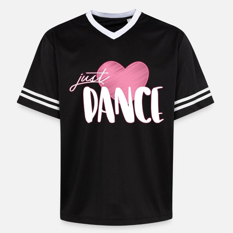 danse - Unisex Football Style Mesh T-Shirt - noir/blanc