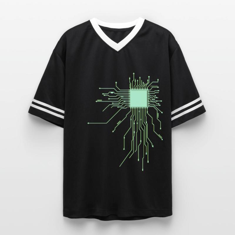 conseil d’administration core cpu ordinateur nerd pc humour geek code T-shirt de foot unisexe en mesh