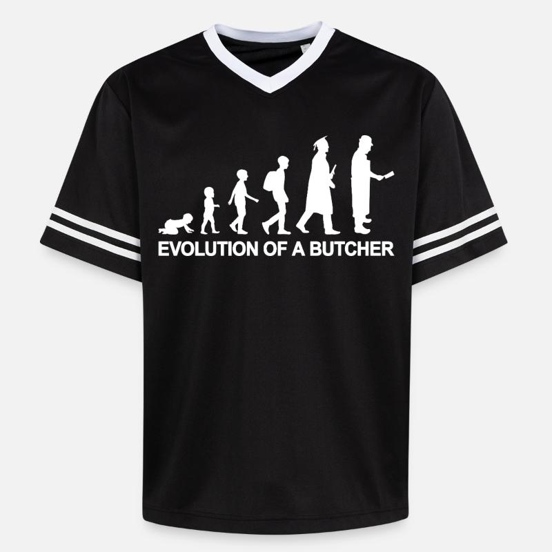 Boucher Evolution - T-shirt de foot unisexe en mesh - noir/blanc
