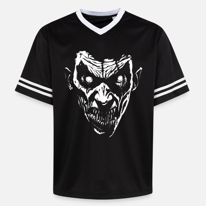 Vampire - T-shirt de foot unisexe en mesh - noir/blanc