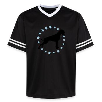 Couleur Boxer Zodiac 2 - T-shirt de foot unisexe en mesh - noir/blanc - Devant - AI Model Female 172 light (172cm) & AI Model Male 185 light (185cm)