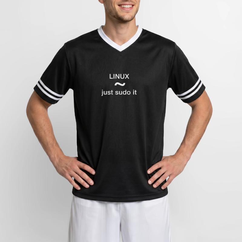 just sudo it pc programmierer nerd code löschen un Unisex Football Style Mesh T-Shirt