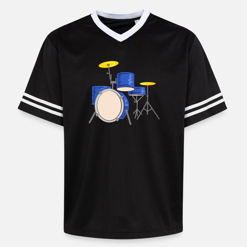 percussion - T-shirt de foot unisexe en mesh - noir/blanc