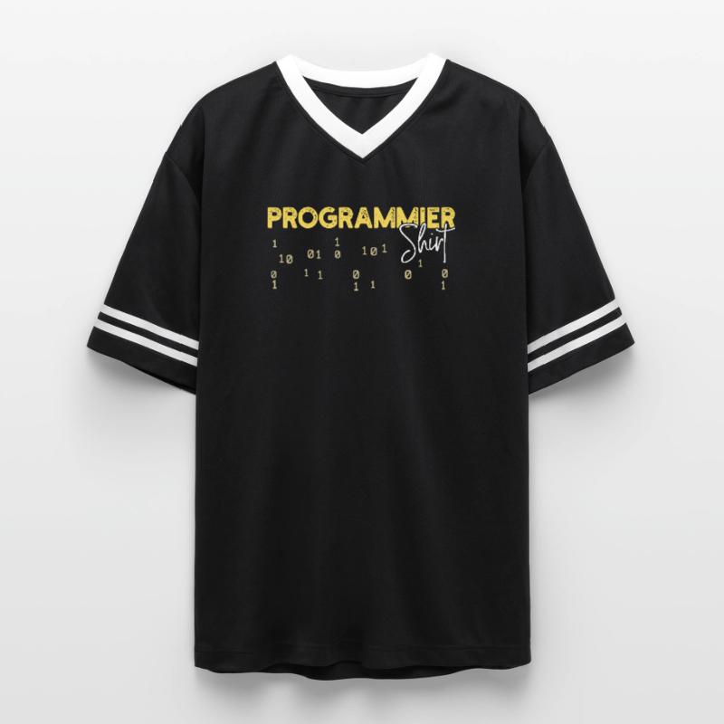 Developer Statement Coden Skripting Webentwickler Unisex Football Style Mesh T-Shirt