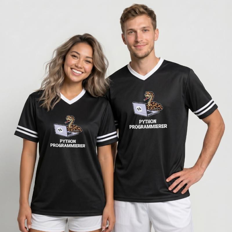 Developer Coden Statement Computer Programmer Unisex Football Style Mesh T-Shirt