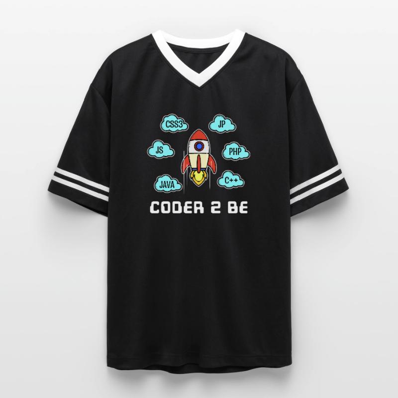 Déclaration du développeur Css Php Java C++ Programmeur T-shirt de foot unisexe en mesh