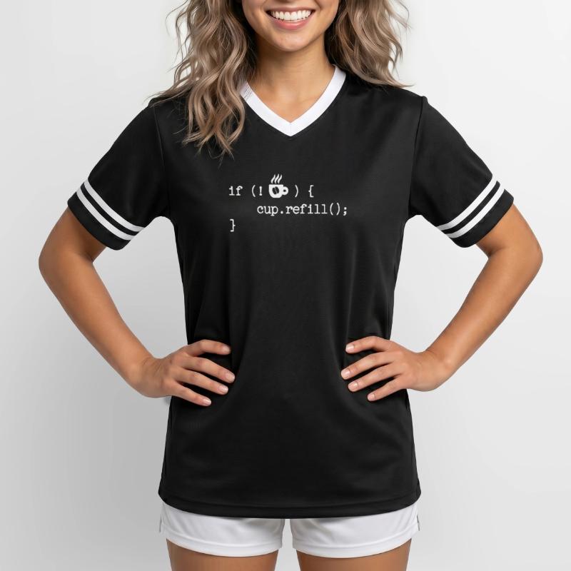 Debug Programmer Coden Developer Computergeek Unisex Football Style Mesh T-Shirt