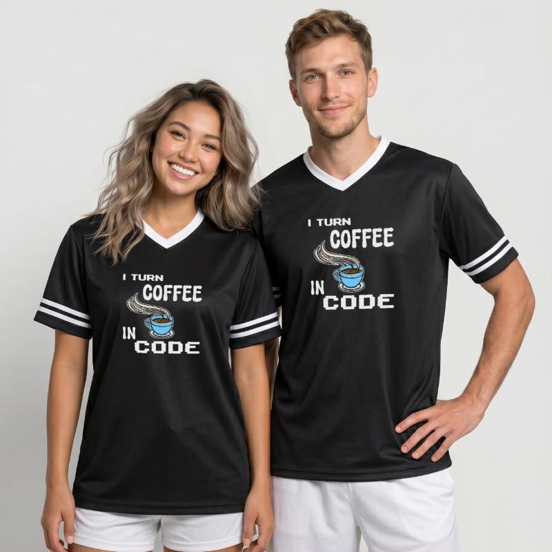 Developer Computerfreak Statement Programmierer Unisex Football Style Mesh T-Shirt